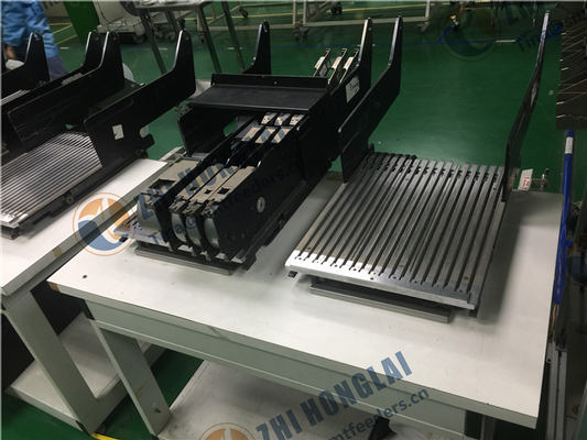 Universal Instruments universal storage table and feeder cart